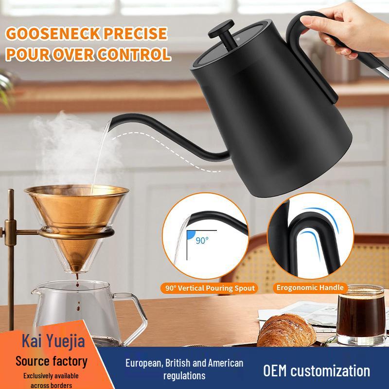Cross-Border Gooseneck Electric Kettle, 110V, Pour-Over Coffee, Constant Temp, EU/UK/US Standards