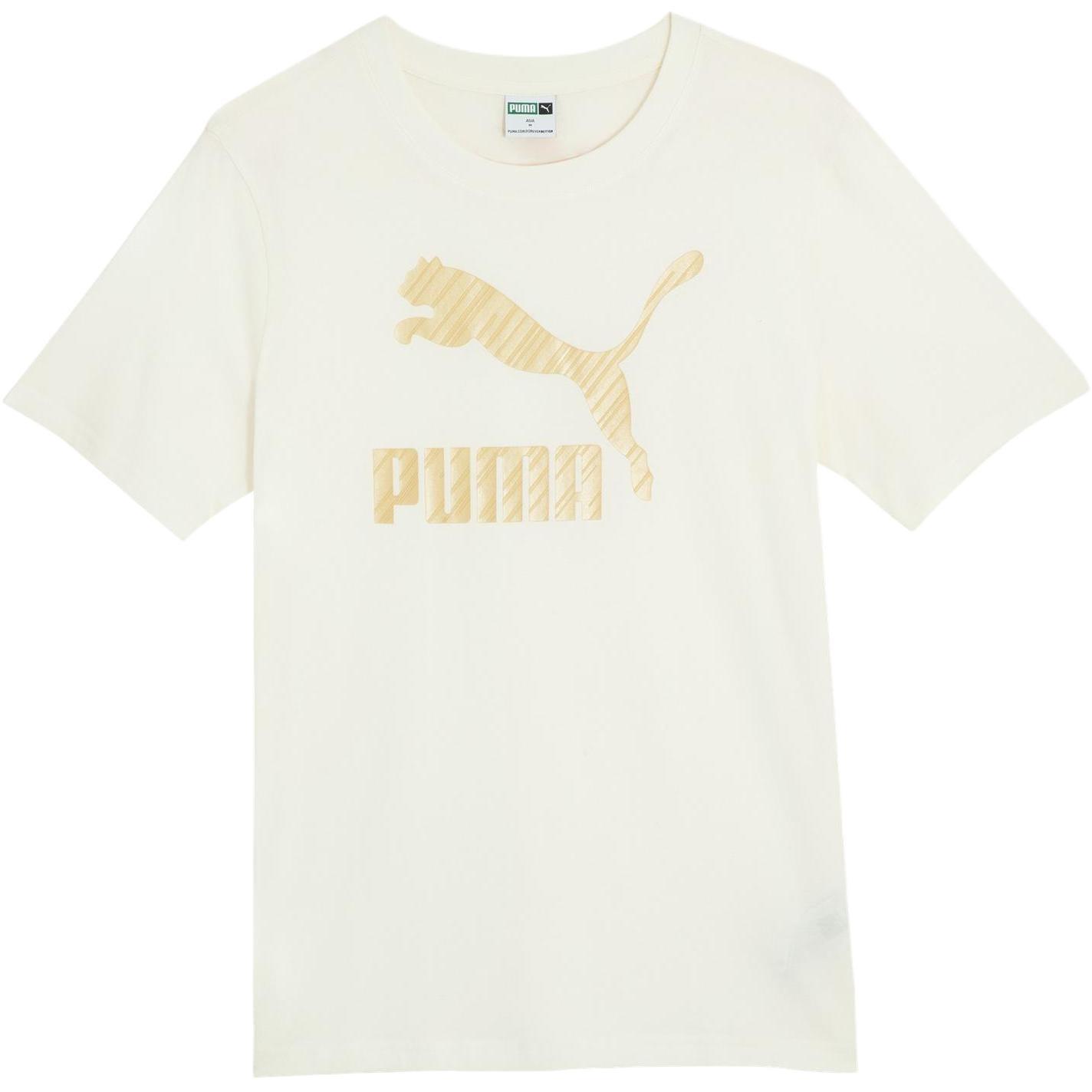 PUMA Classics Logo T-shirt  White  Men s 625824-65 XL