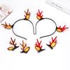 Christmas Cute Hair Clip: Coral Antler with Ears – Japan & South Korea Festive Costume Accessory