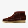 26182793 Harris Tweed A Clarks Wallabee Boot Rust Tweed Combi ( Men's )