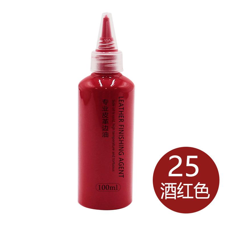100ml Matte Lederkantenversiegelungsöl Kältebeständig Hochtemperaturbeständig Verhindert Feuchtigkeitsaufnahme und Verformung des Leders