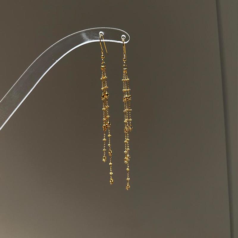 Exquisite Lightweight Luxury Tassel Earrings: Fashionable, Versatile & Sweet