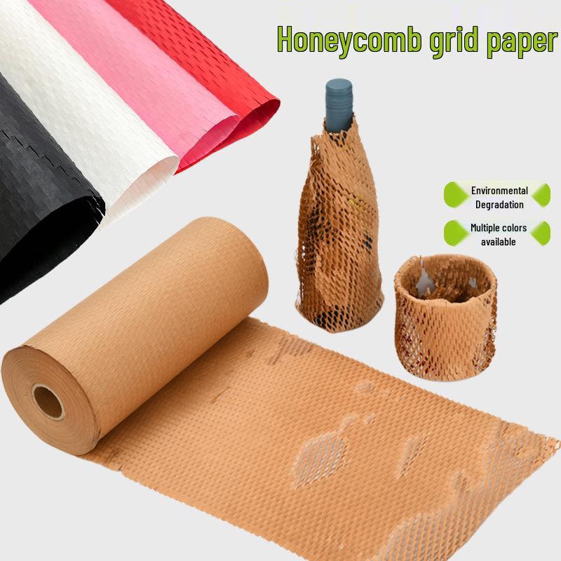 

Экологичная крафтовая бумага сотовой структуры для креативной упаковки цветочных букетов Natural 38CM*10M