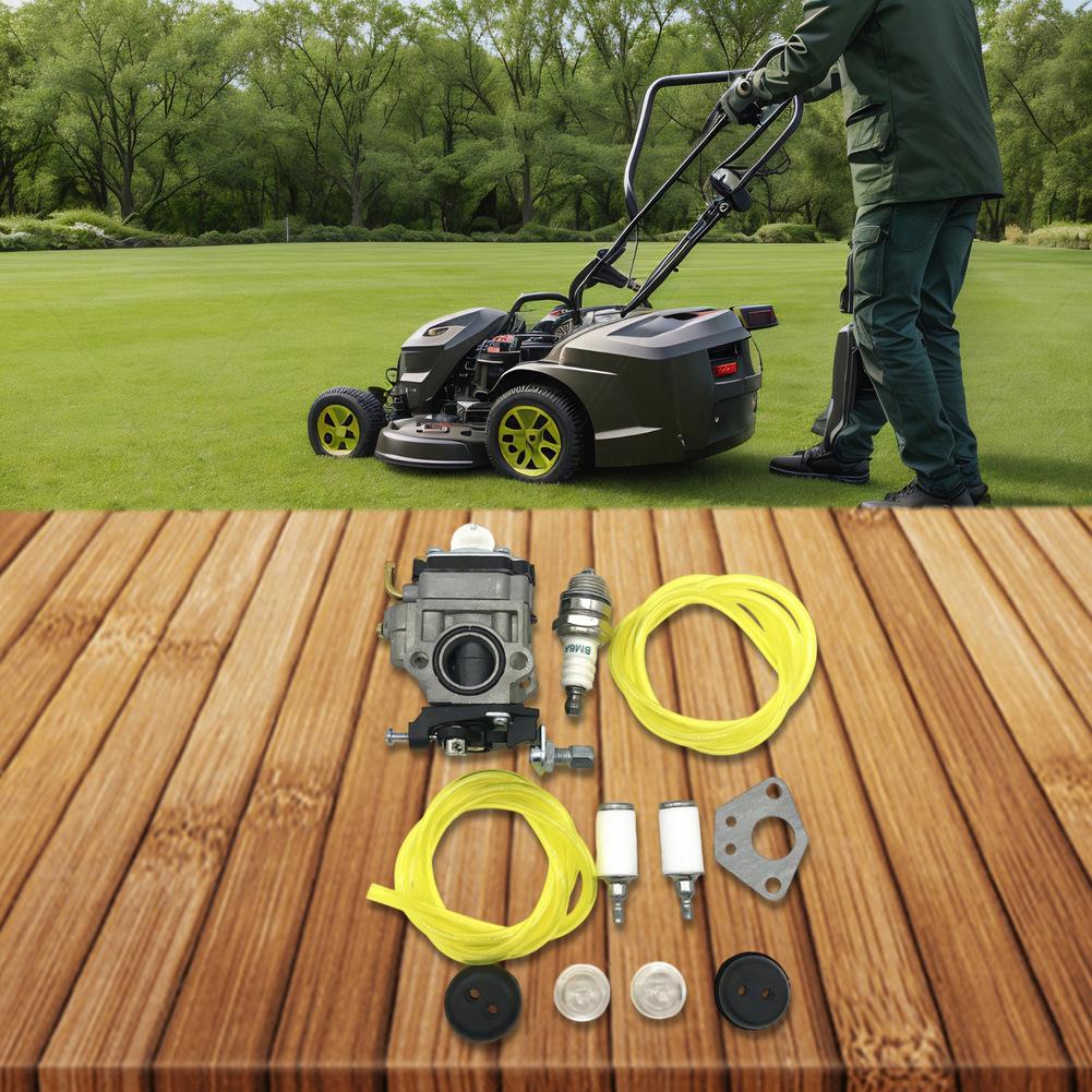 Carburetor Kit for 40-5 MP15 43cc 52cc Engines Suitable for Lawn Mowers Chainsaws Hedge Trimmers and Brush Cutters