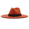 European and American New Felt Jazz Hat British Gentleman Woolen Colorful Diamond Ribbon Top Hat