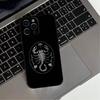 Ausgefallene Dunkle Gothic Skorpion Handyhülle Für iPhone 17,16,15,14,13,12,11 Plus,Pro Max,XS,Weiches Silikon Schwarze Hülle