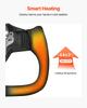 VEVOR Steering Wheel for 2016-2023 Tesla Model 3, Carbon Fiber Steering Wheel D-Shaped Flat-Bottom with Heating Function