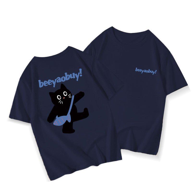 Women's 2026 American Style Oversized 100% Cotton Short Sleeve T-Shirt - Versatile Summer Mid-length Trendy Wear