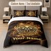 Custom Bedding Set Wigan Warriors Pattern, Print Name Text 1 Duvet Cover Plus 2 Pillowcases Home Textile