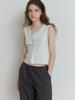 Deomiteun Nap Button Sleeveless (White)