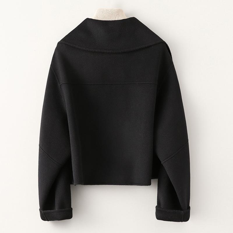 Cashmere coat women's short spring new coat small wool coat women