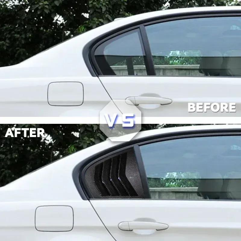 For BMW 3 Series E90 320i 323i 325i 330i M3 2005-2011 Car Rear Window Shutter Cover Trim Window Louver Side Vent Body kit