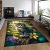 2D Kitten Forest Area Rug for Bedroom Living Room Office Non Slip Washable Floor Mat Home Decorative Soft Carpet for Indoor Use
