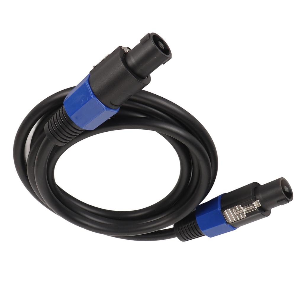 Speaker Connection Cable Male To Male Plug and Play Speaker Cord with Twist Lock for Stage Speaker Power Amplifier 25FT