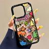 Acrylic Phone Case for iPhone 11 12 13 14 Pro 12 14 16 Pro Max for Samsung A16 A36 A56 S24 FE High-quality Painted Anti-fall Mobile Phone Case