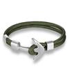 European and American Trends, Boat Anchors, Men's Aircraft Bracelets, Polyester Rope Jewelry