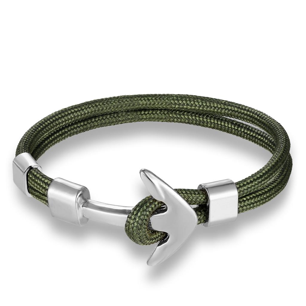 European and American Trends, Boat Anchors, Men's Aircraft Bracelets, Polyester Rope Jewelry