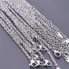 1/10pcs/Lot Silver Color Snake/Beads Chain Necklace Stainless Steel Chains For Women Men Accessories DIY Jewelry Making Choker