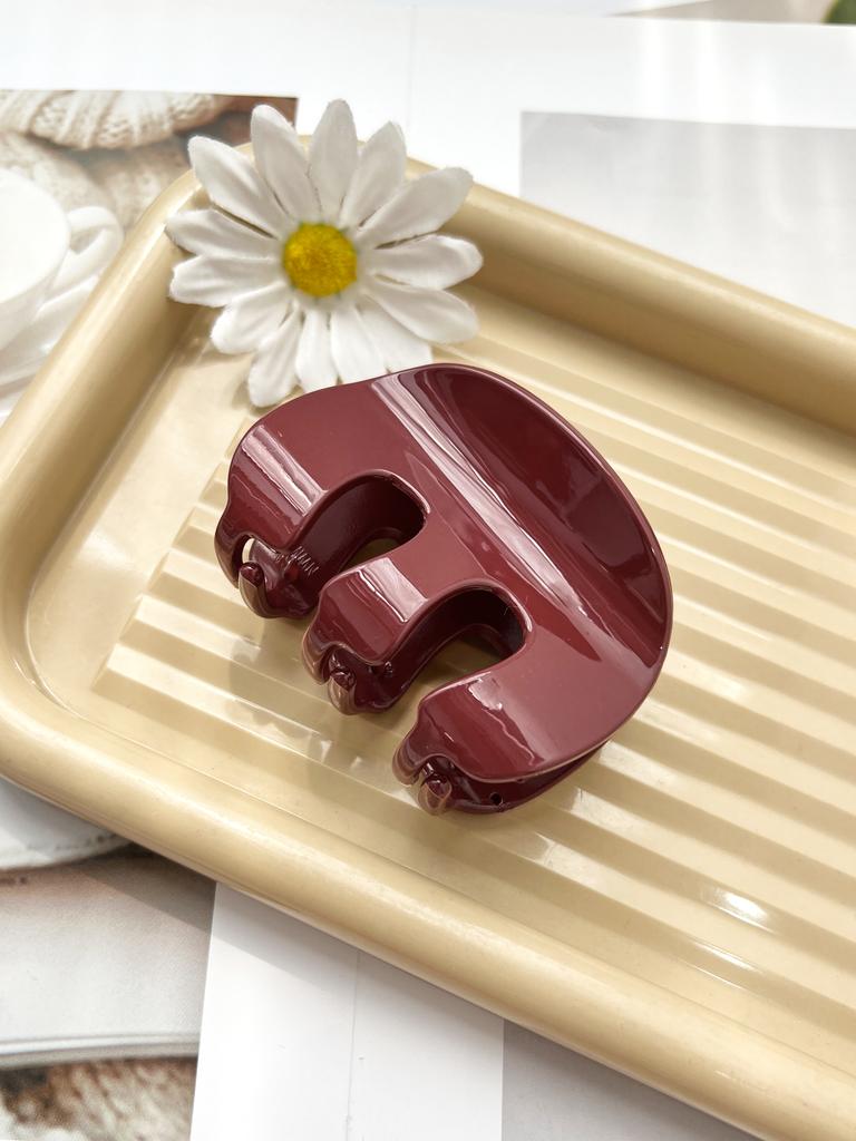 Spinka do włosów typu M w kolorze skorupy żółwia, średnia, spinka żabka w kształcie dyni, modna i wszechstronna, spinka rekin, spinka do włosów, akcesorium do włosów do upięć połowicznych