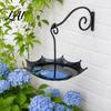 Umbrella Bird Feeder Tray Bath Vintage Hanging Birds Wild Feeding Station Tray for Outdoor Inverted Umbrellas Feeders Outdoor Garden Decor