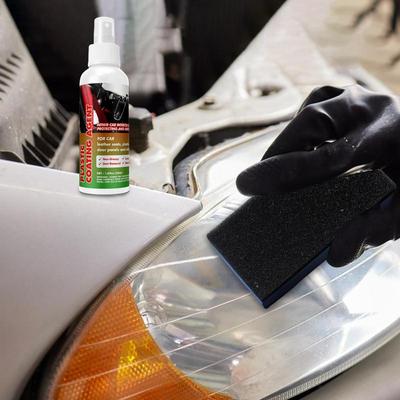 Trim Restorer Automotive Car Interior Quick Cleaner With UV Protection Quick Cleaning Safe On Leather And More Car Interior