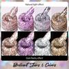 2025 Sparkling Stars Gel Nail Polish: Trendy, Super Shiny, Glittery, Internet-Popular Style for Nail Salons