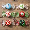 Christmas Decor Handmade Murano Glass Candy Ornament Cute Home Desktop Decoration Collectible New Year Idea Gift Party Favors