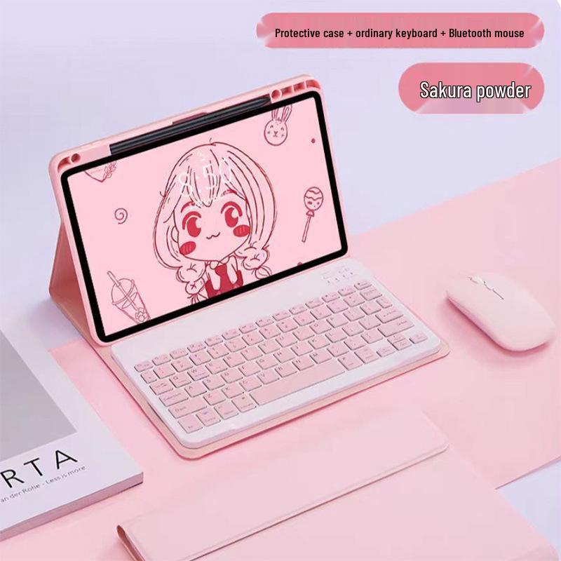 Redmi Pad Pro 12.1 Wireless Bluetooth Keyboard Protective Case with Spanish Language Support