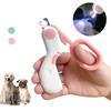 Professional Pet Nail Clipper with LED Light Can Illuminate The Bleeding Line Pet Claw Scissors Avoid Over Cutting for Dogs Cats