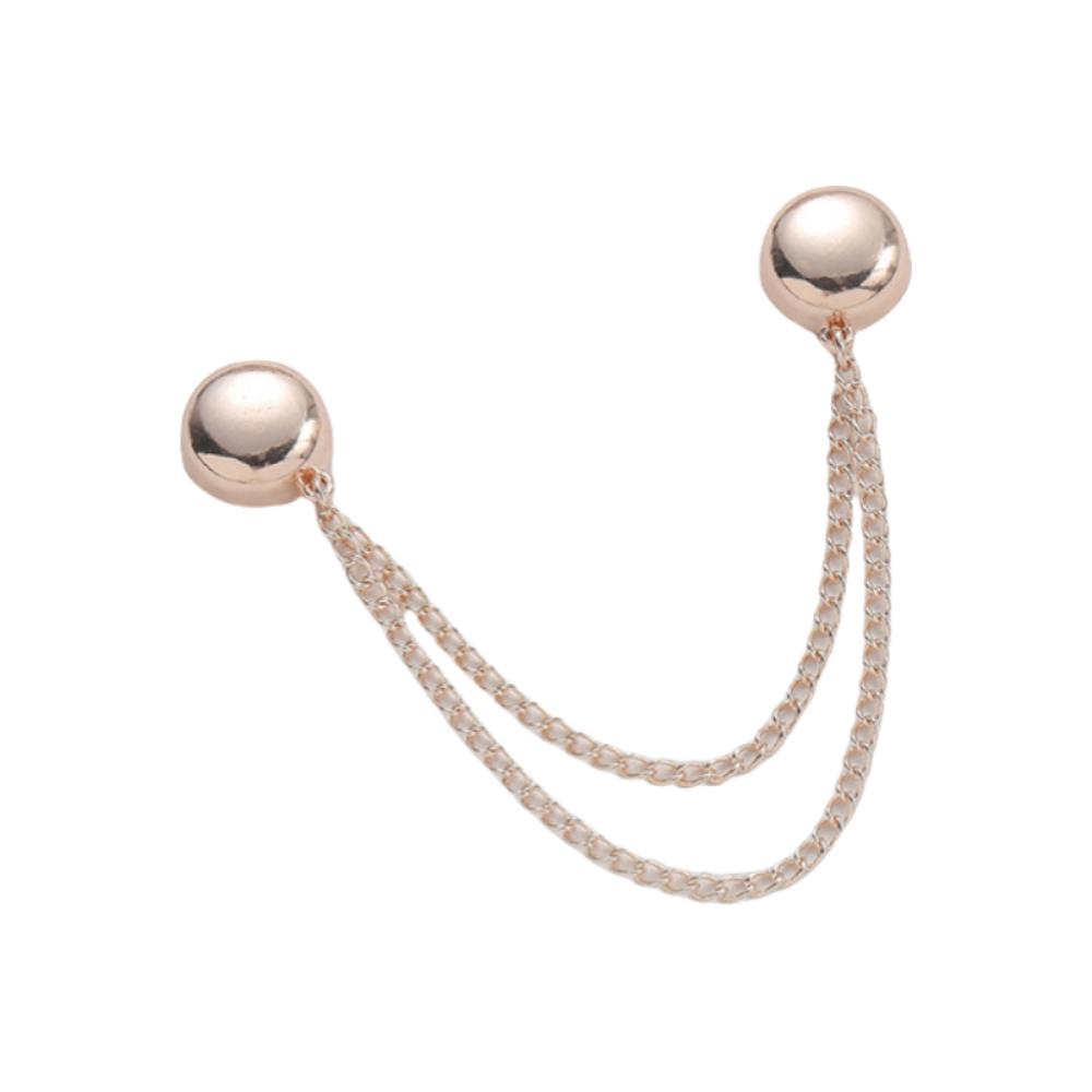Multi-Function Shorten Trouser Clip Button Tassel Chain Cuff-link Leg Cuff Fixing Pin Skirts