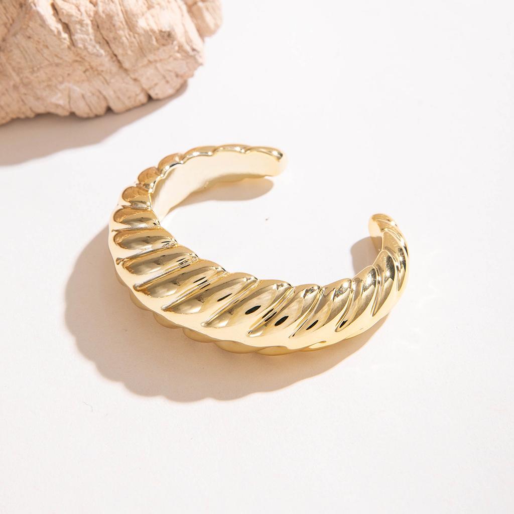 Geometric Irregular CCB Gold and Silver Bracelet, Hip Hop Exaggerated Jewelry Bracelet Set Female