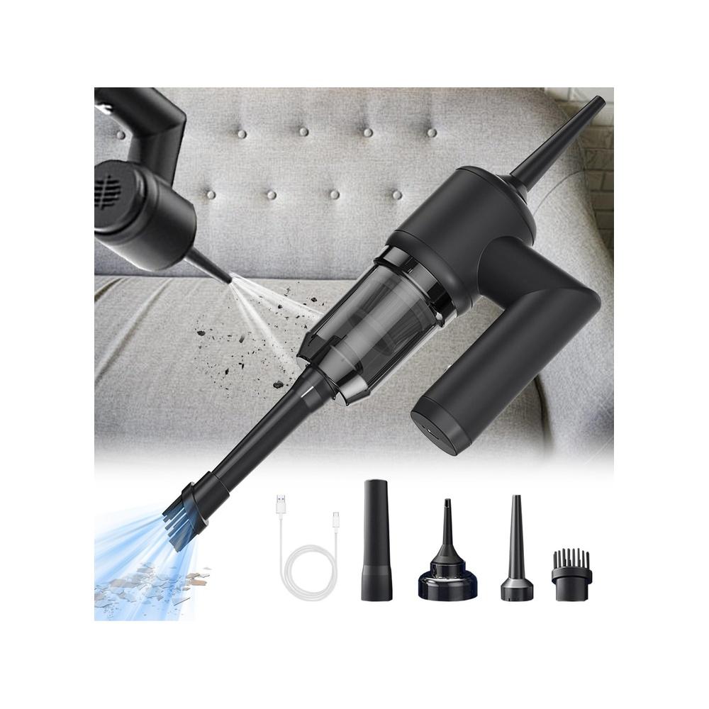 

Portable Car Vacuum Cleaner 5000Pa Strong Suction Power Cordless Handheld 4-in-1 Vacuum with Multiple Nozzles Perfect for Car/Home/Pet Hair Cleaning