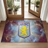 Aston Villa Fußball Design Kristall Samt Teppich Weiche Dekorative Matte für Schlafzimmer Eingang