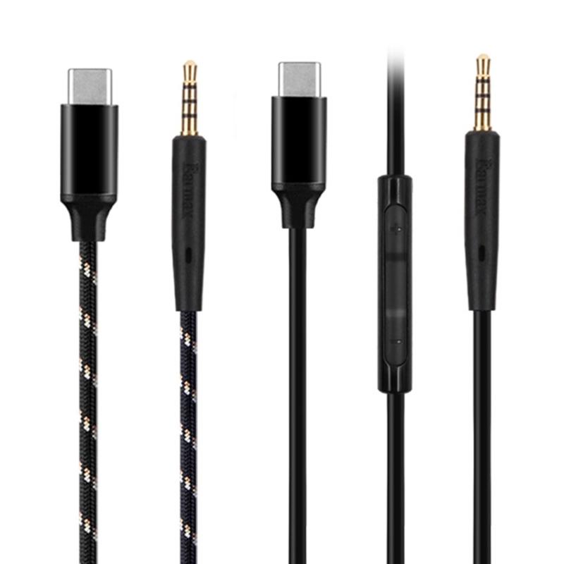 Durable Cable for 700 QC25 QC35 QC45 AE2 Headphone Cord Nylon/TPE Wire Improve Your Listen Experience Hifi Sound Cord