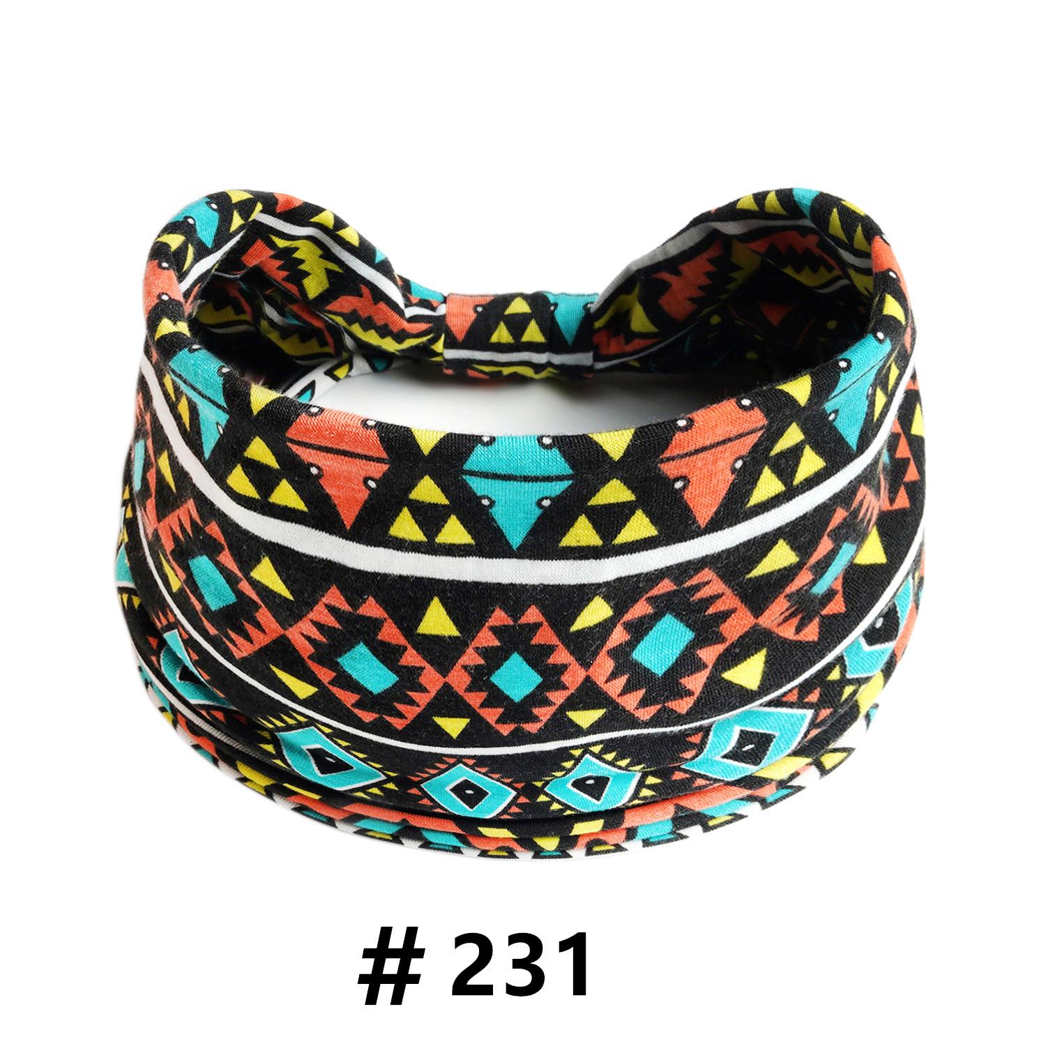

Африканские повязки на голову в стиле бохо для женщин, широкий хлопковый тюрбан, повязка на голову с завязками, эластичные полоски, повязки для волос, бандо, спортивные повязки для тренировок, йоги, аксессуары для волос