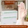 Manlong Powder-Free Transparent PVC Gloves for Beauty, Hairdressing, Tattoo, and Baking