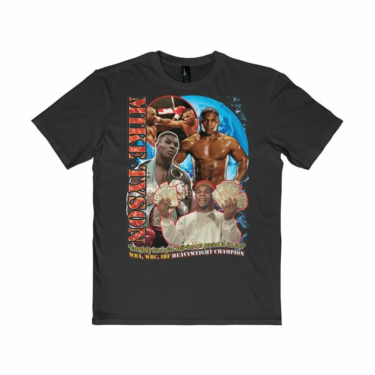 

Vintage Inspired Iron Mike Tyson Boxing TShirt Cotton ONeck Short Sleeve Mens T Shirt New Size S3XL S