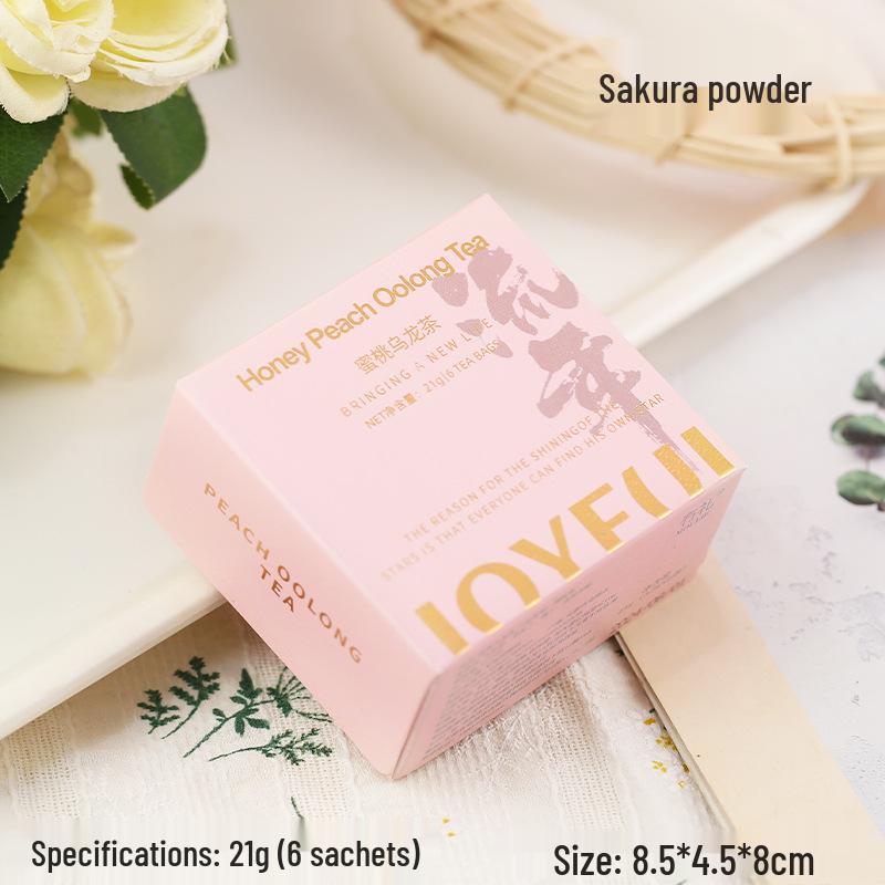 Heytea Exquisite Wedding Gift Box: Bridesmaid & Groomsman Peach Oolong Tea Set
