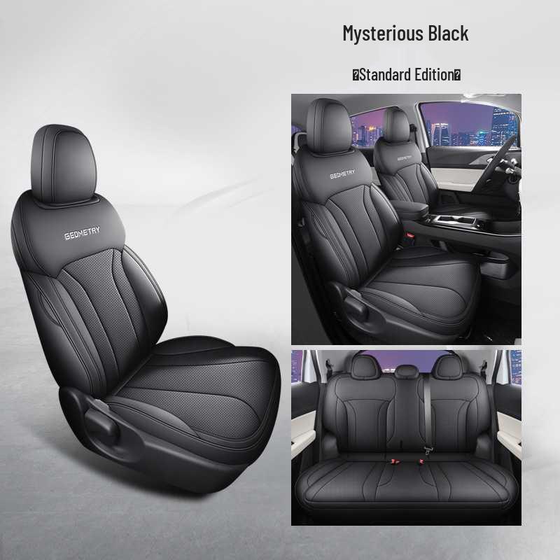 New Geometry E Firefly Leather Car Seat Cushion - All-Season Comfort