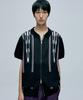 KND Navajo Boucle Knit Half Cardigan Black