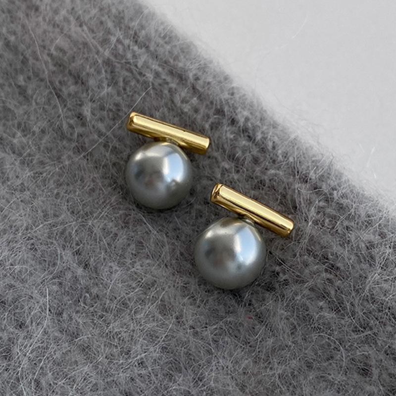 2026 New Arrival White Pearl Zircon Stud Earrings For Women Elegant Sweet Simulated-Pearl Temperament Earrings Zircon Gifts