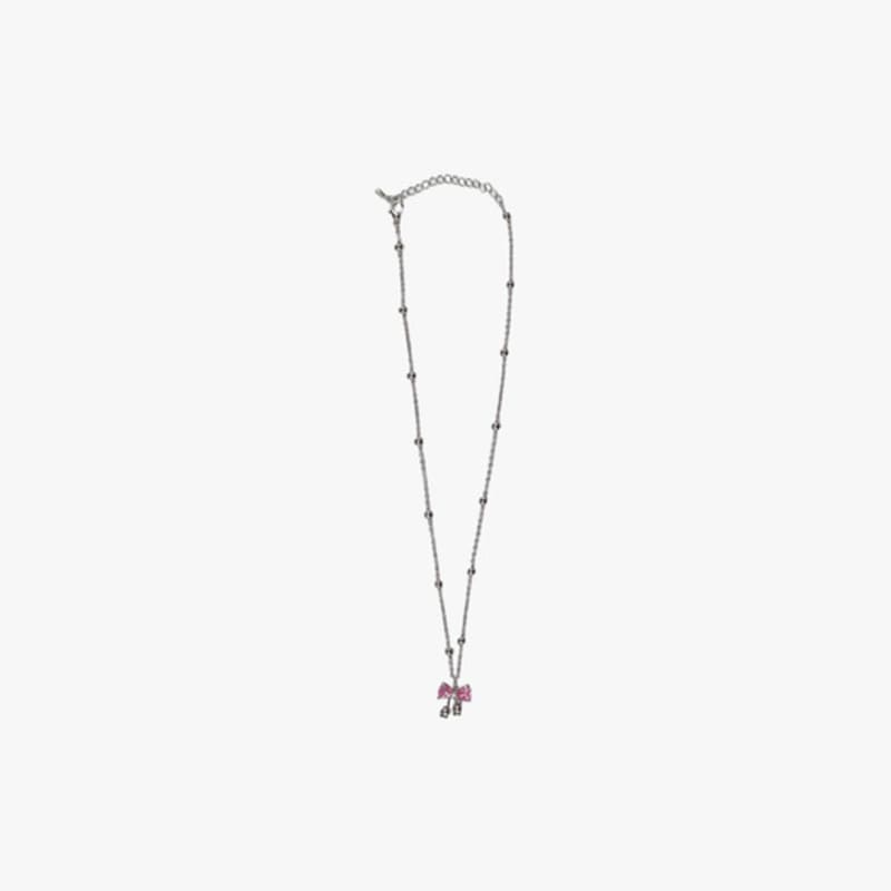 PINK ANANAS GLITZER KETTENKETTE Halskette_PINK
