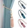 Punch-free Curtain Tiebacks Tassel Design Curtain Fixing Straps Curtain Holder  For Home Decor
