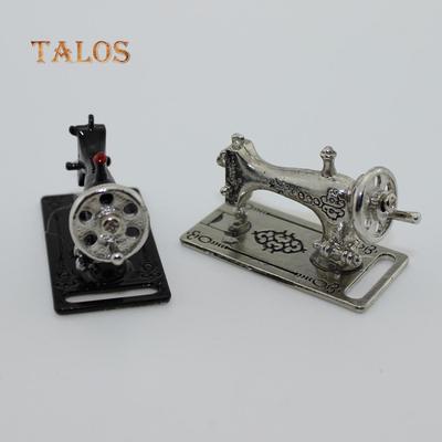 Mini Güzel Metal Dikiş Makinesi Modeli Oyuncak Dollhouse Minyatür Aksesuarları Oyuncaklar Tüm Yaş İçin