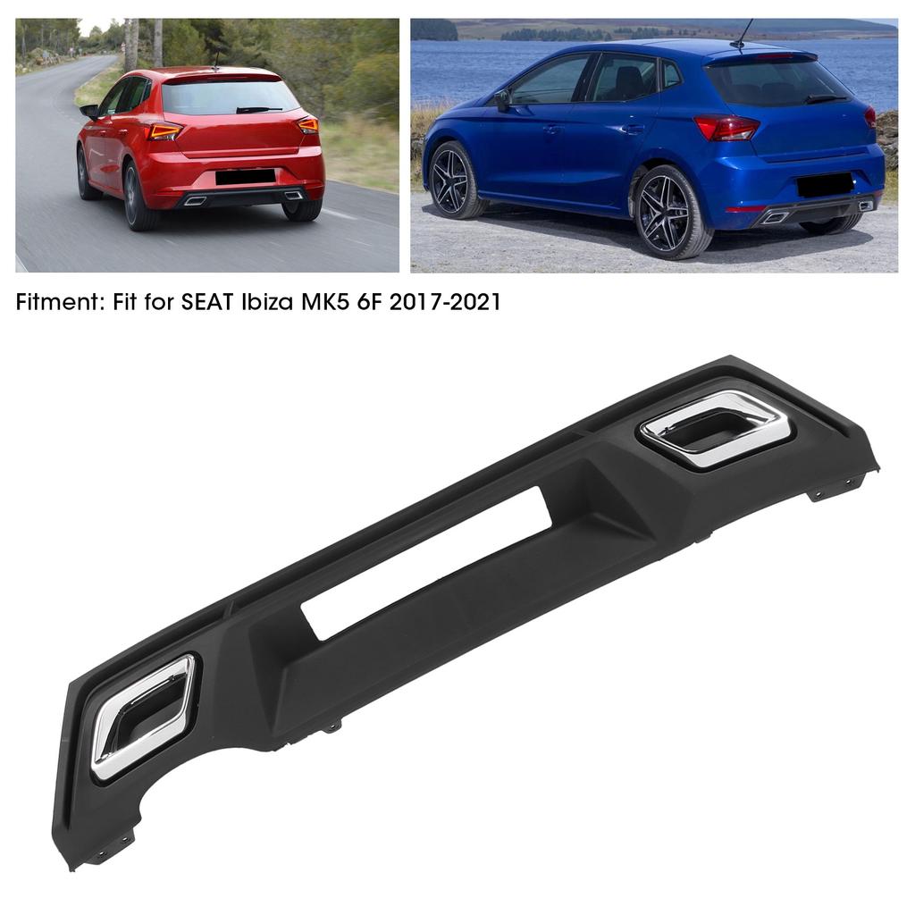 Rear Bumper Diffuser Lip Lower Spoiler for   Fit for SEAT Ibiza MK5 6F 2017‑2025 Rear Lip Spoiler Bumper Lower Spoiler
