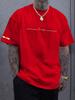 2026 Summer New Style Unisexs Pure Cotton Tshirt with Simple Letter Print Street Casual Fashion Comfortable and Soft