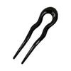 Wavy U Shaped Hair Stick for Stylish Hairstyles Elegant 2 Prong Updo Pin for Women Girls Handmade Headwear Accessories