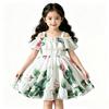 Summer Girls' Style Suspender Chiffon Dress Princess Dress Children's Korean Style Suspender Dress