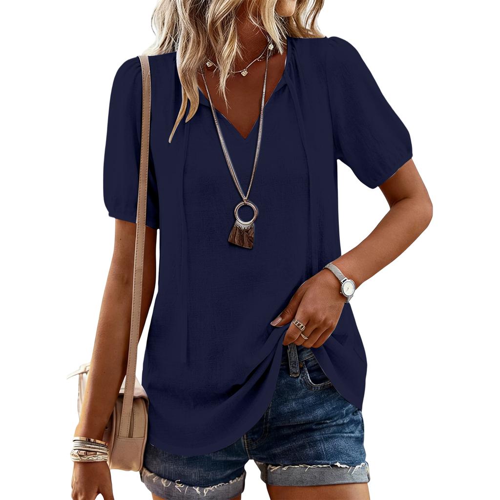 Top casual colorato alla moda da donna