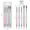 Nail Art Tools, Double-Ended Point Drill, Pull-Line Pen, Sequin Pack Of 5 Pcs, Set Of Painting Pens.
